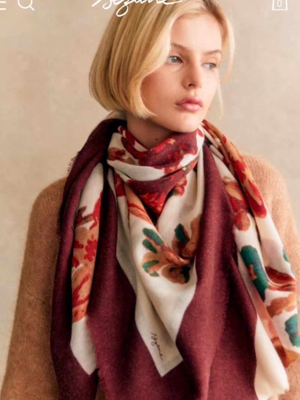 Sezane Pio Scarf in Marie Print